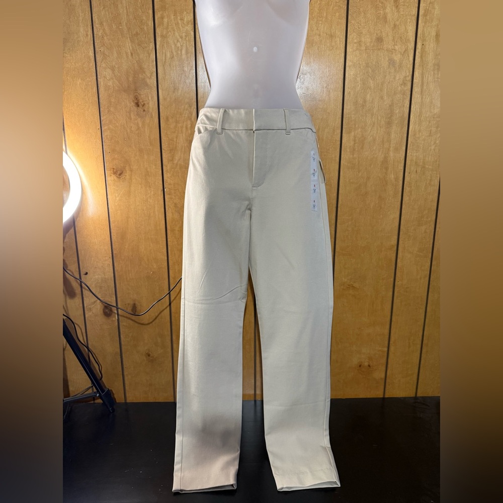 Old Navy Tan High-Rise Trousers